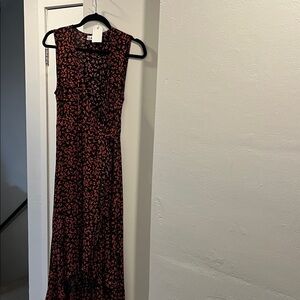 Ganni High-Lo Wrap Dress